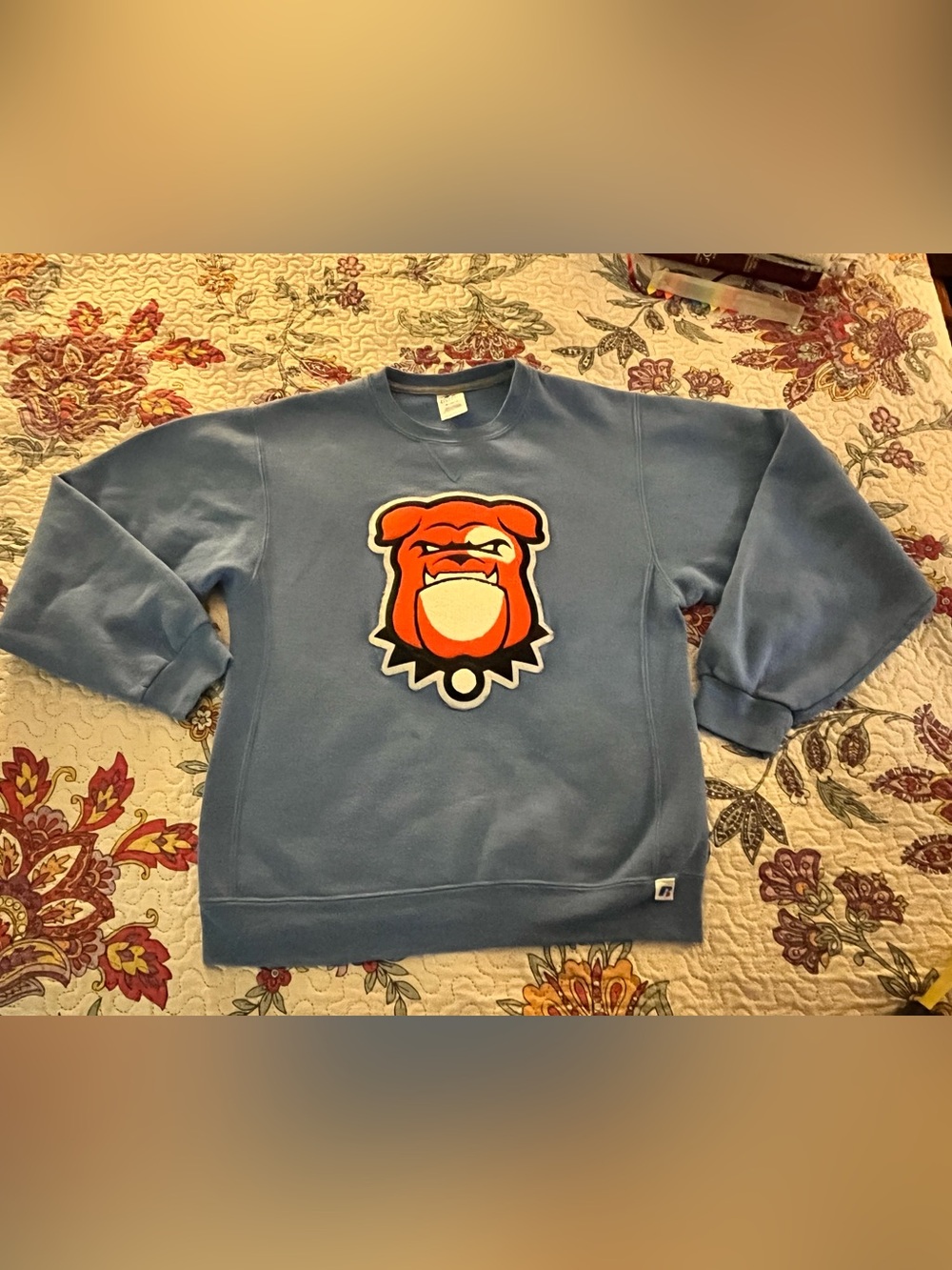 Butler Bulldogs Russell Athletics Crewneck Small Light Blue Sweatshirt NCAA